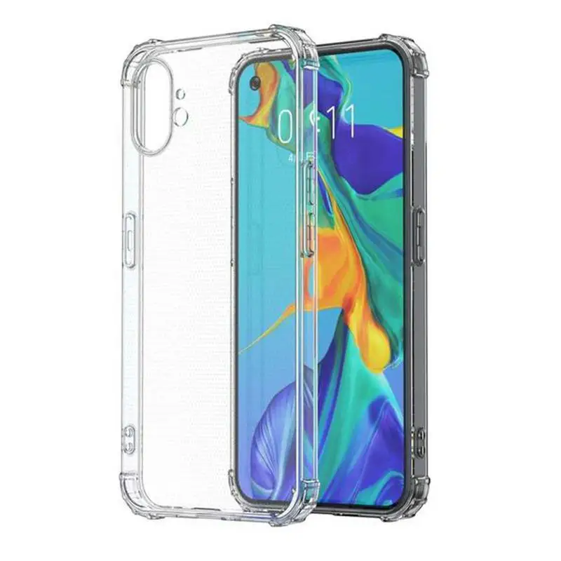 Crystal Clear Soft TPU Phone Case For Nothing Phone 1 Ultra Thin Slim Silicone Back Cover For Nothing Phone One