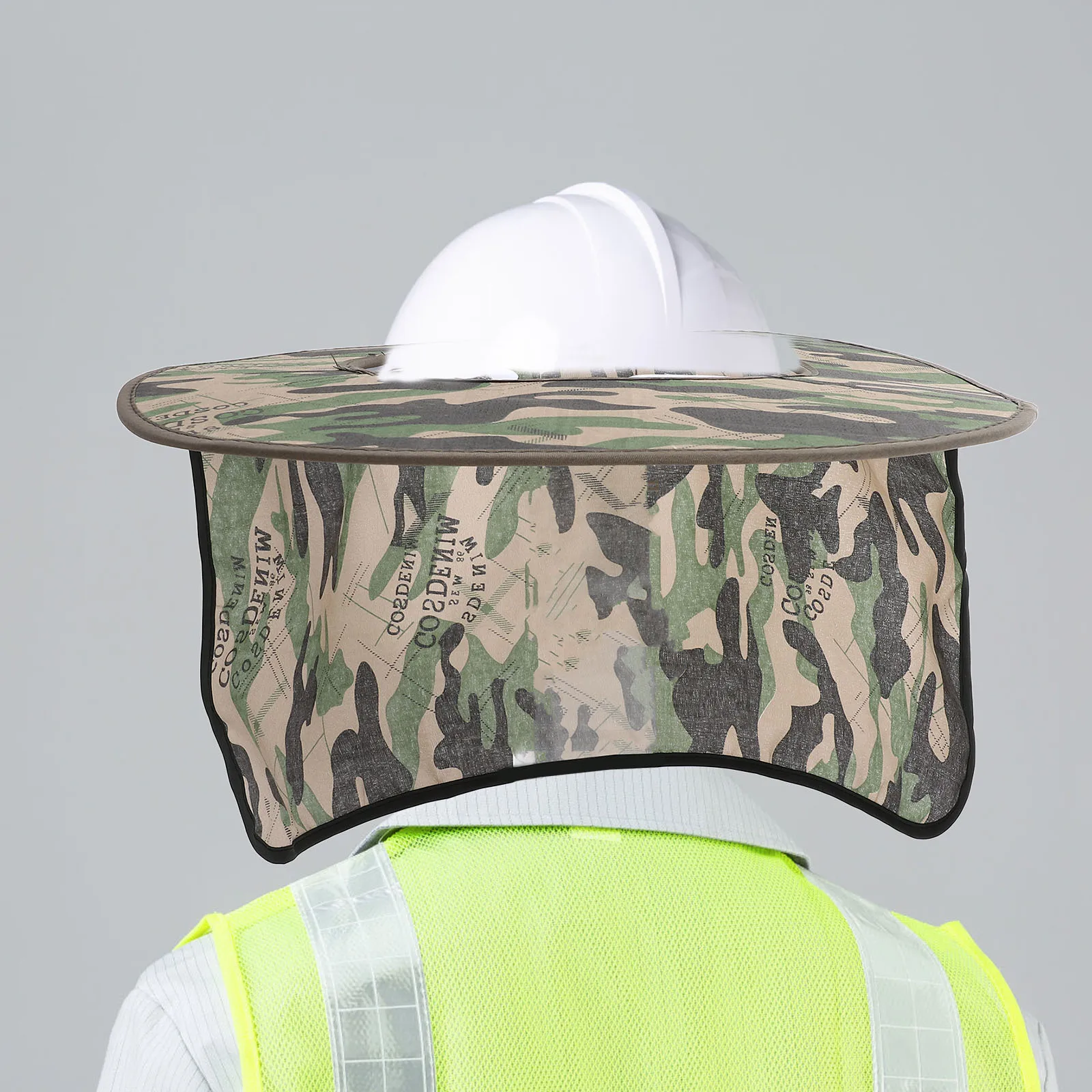 

Hard Hat Sun Shade Visor Neck Cover UV Protection Adjustable Ventilated Safety Accessory for Construction Outdoor Work