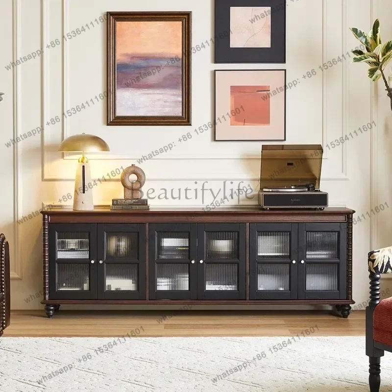Best Sellers French Retro Solid TV Stands Living Coffee Table American TV Stands Storage Luxury High-end Feel Home Furniture Ein