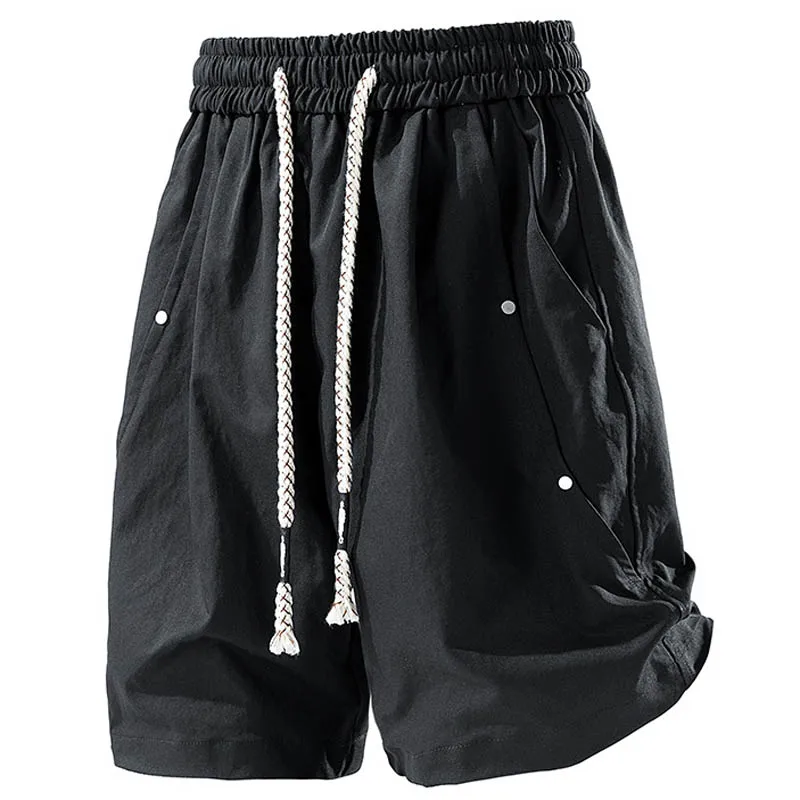 Plus Size 8XL 9XL American Cargo Shorts Men Casual Gym Running Short Summer Elastic Waist Outdoor Camping Hiking Shorts Clothing