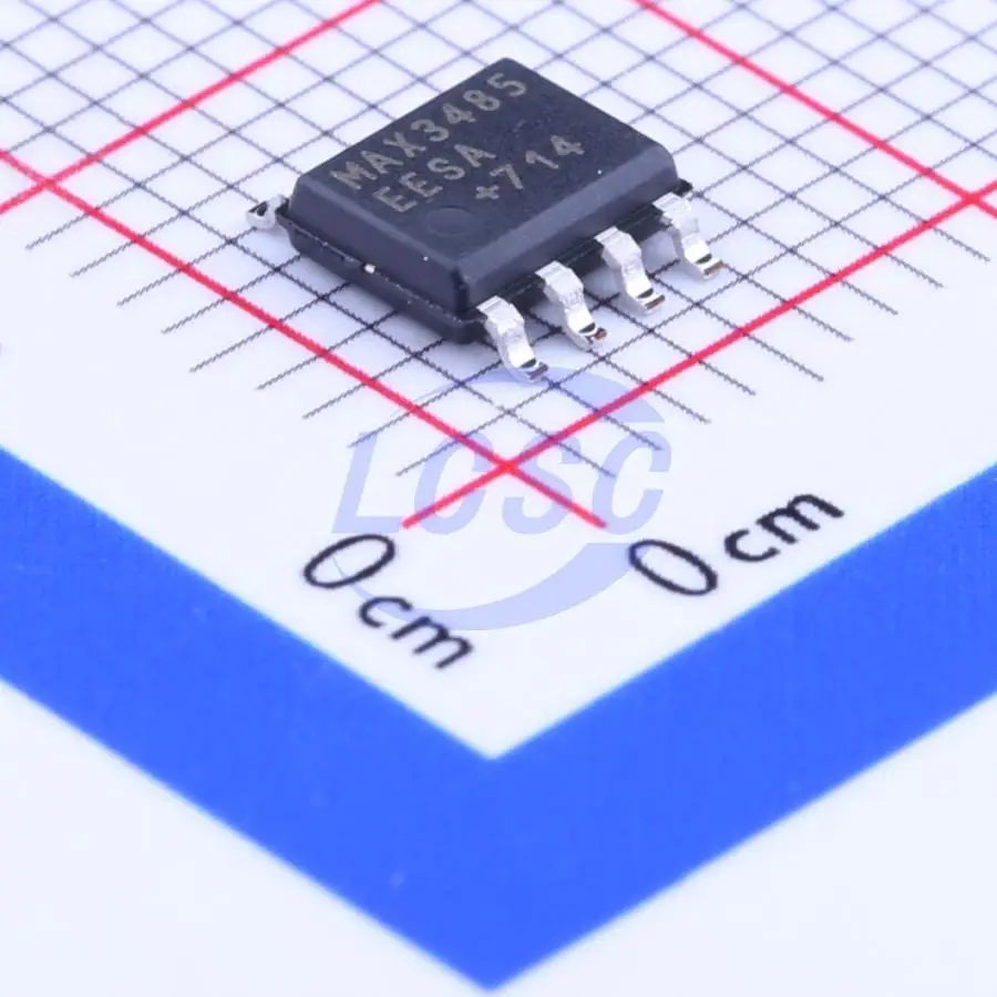 

10 Pieces/Lot MAX3485 Chip 1/1 Half Transceiver RS422, RS485 8-SOIC Original Integrated Circuit MAX3485EESA+T