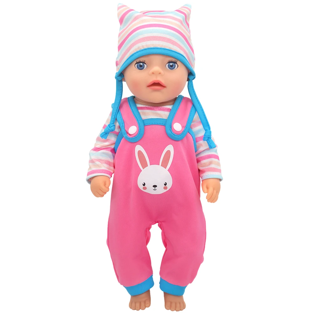 Puppenkleidung für 43 cm geborene Babypuppe, 13–18 Zoll, Neugeborene Puppe, niedliche Pullover, Strampler, Anzug, Puppenzubehör, Festival, Geburtstagsgeschenk – Detail 19