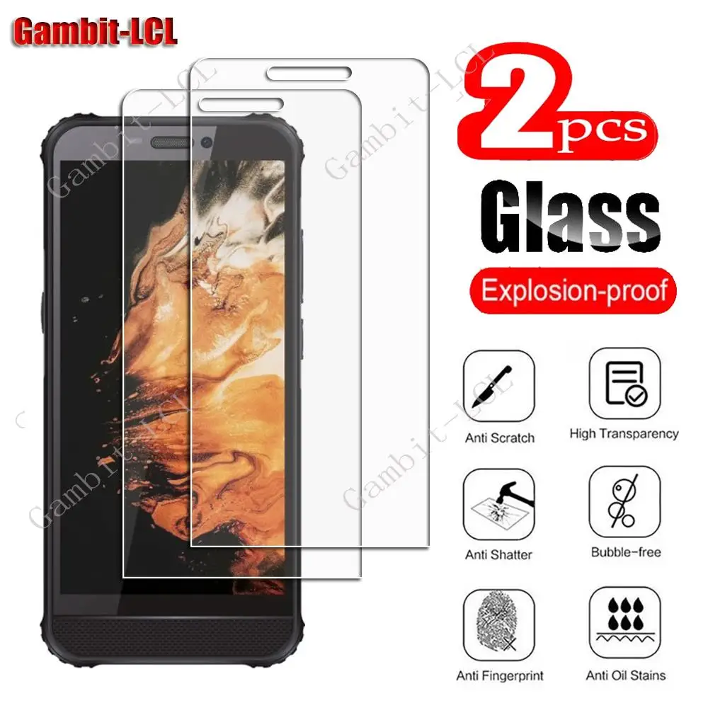 2Pcs Original Protection Tempered Glass For AGM H3 H2 5.7