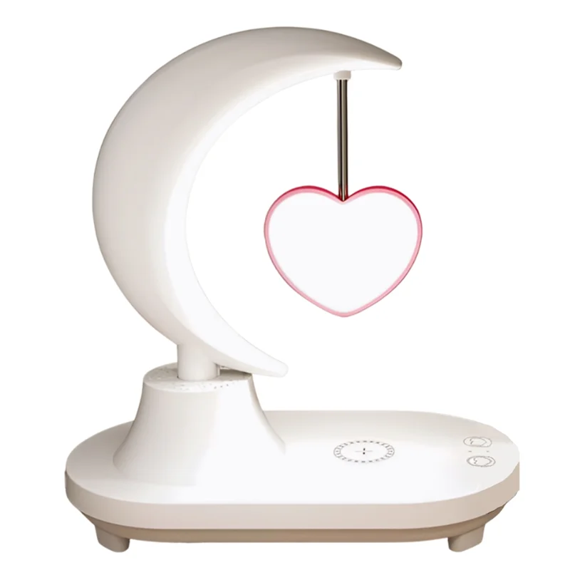 ХОРОШИЙ Bluetooth-динамик, светодиодная прикроватная атмосферная лампа, мобильный телефон, беспроводная зарядка, умный подарок на день Святого Валентина