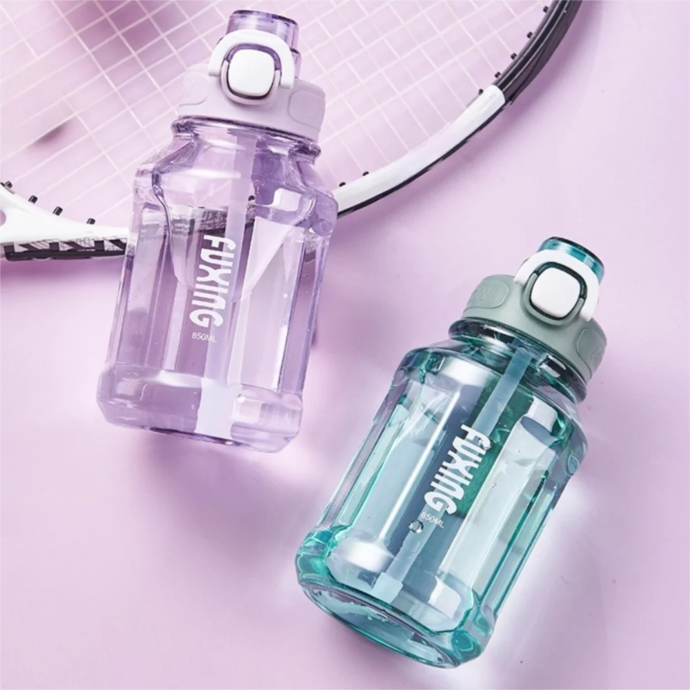 

Portable 850ml Sports Kettle Large Capacity Leakproof Sports Water Bottle Drink Bottle Travel Camping