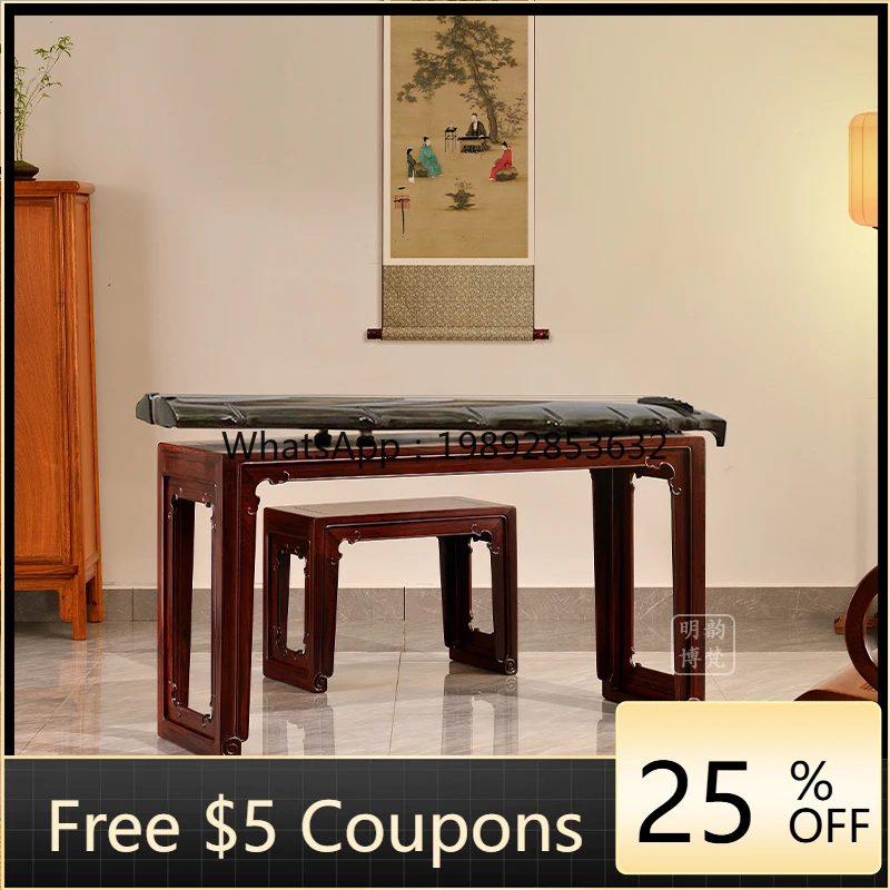 

YFY Rosewood Furniture Rosewood Resonance Piano Table Guzheng Table New Chinese Style Ming Qing Antique Chinese Study Table