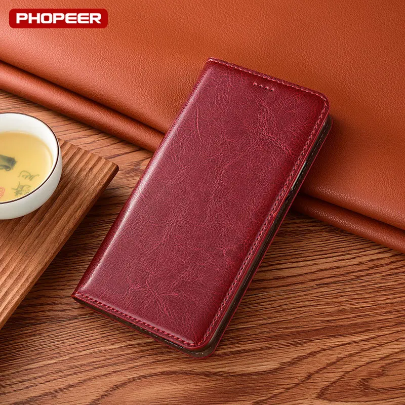 Luxury Genuine Leather Case For XiaoMi Redmi Note 12 11 10 SE 11T 11E 11R 11S 10S 10T Pro Plus Cases Retro Wallet Flip Cover