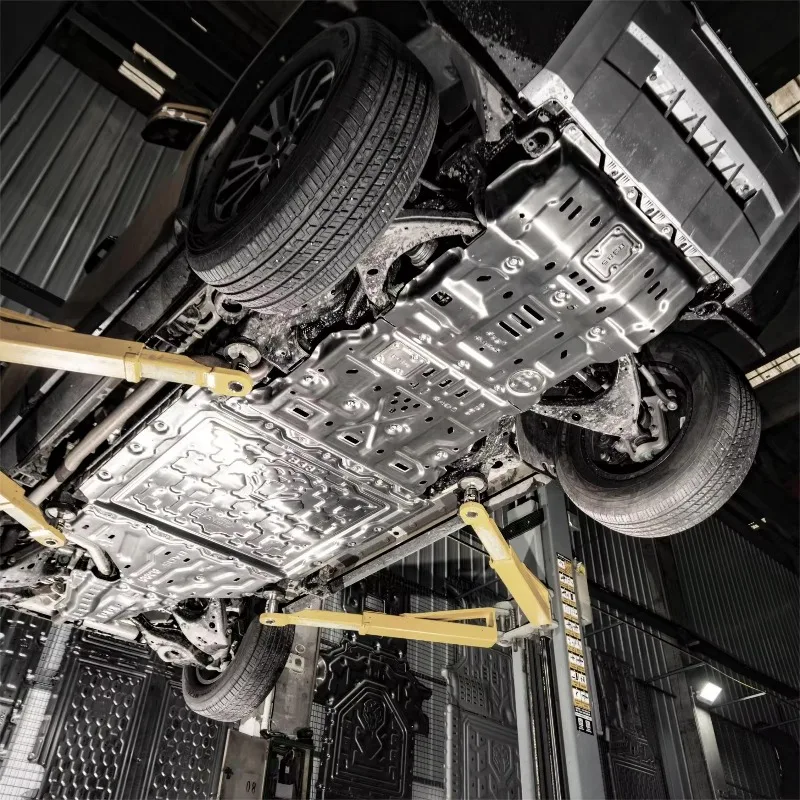 Model 3 Underbody Protection Skid Plates 2.7mm Magnesium Aluminum Engine Crankcase Chassis Guard Auto Parts
