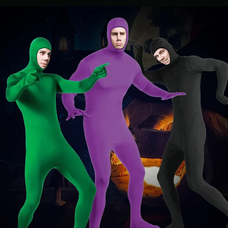 Zentai-Combinaison complète imbibée de batterie en nylon IQUE dex pour hommes et femmes, Costumes de cosplay, Seconde peau, Serré, Enfant, Adulte, Nouveauté, Nouveau