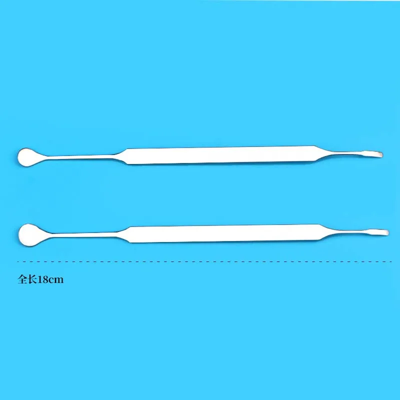 Ophthalmic piece spatula nose double-ended piece spatula nose peeler