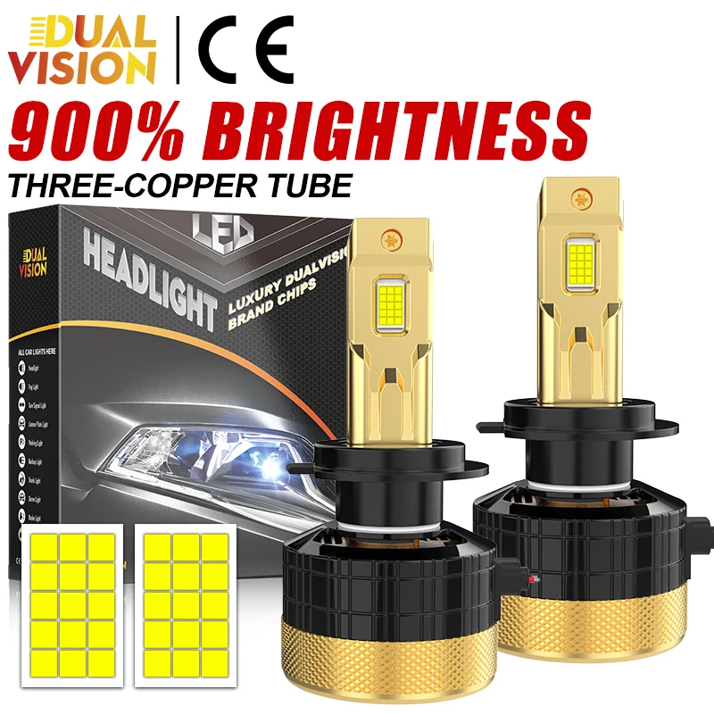 

H4 H7 H11 LED Headlights 30PCS 9054 CSP Chips Canbus H1 H8 HB3 HB4 9005 9006 9012 HIR2 H9 6500K White Super Bright Car Lamps 12V