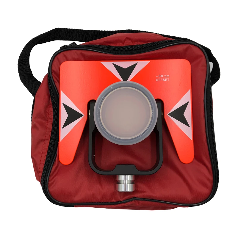 Imagem -03 - Prisma Único Vermelho Ak18 Aplicável à Medição de Prisma de Estação Total da Série Nikon South Trimble Top-c Sokk-ia com Uma Bolsa Macia