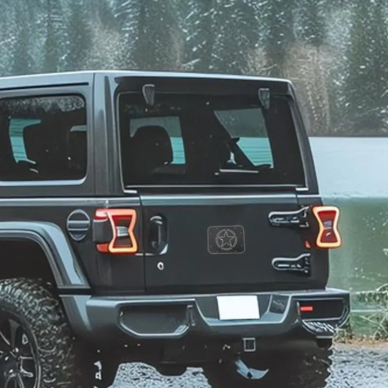 

For Baffle Tailgate Exhaust Port Cover Exhaust Port Protector Automotive Vent Plate Protector Replacement Accessories