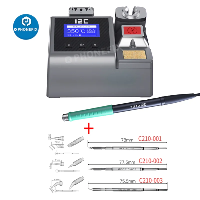 

2SCNi I2C OEM JBC Nano Soldering Station With C245 C210 JBC Soldering Handle Soldering Iron Tips For Mobile Phone PCB BGA Repair