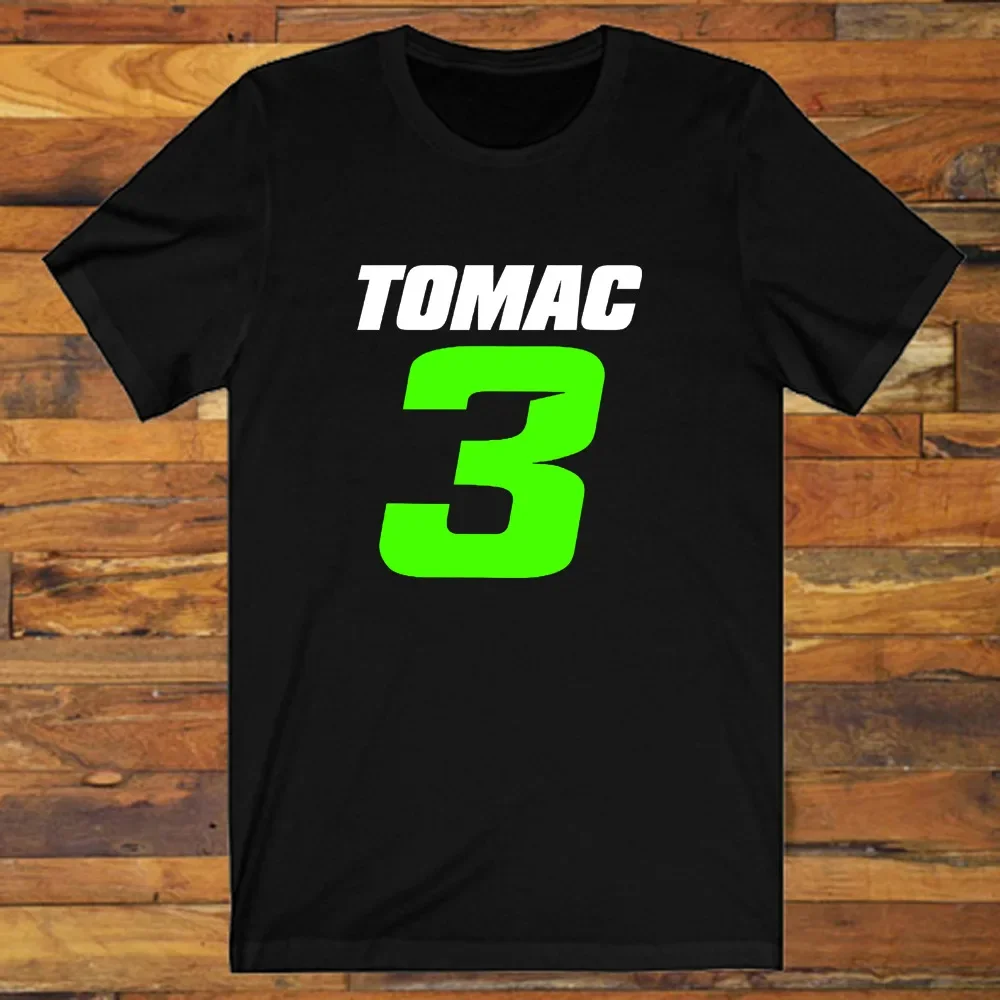 Eli Tomac 3 Out Of The Shadows Motocross Men's Black T-Shirt S-5XL