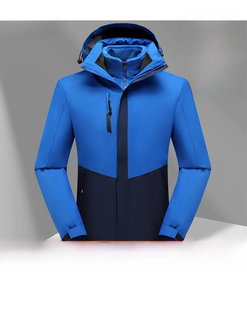 

Tee-in-One Detachable Men's Spring Autumn Lightweight Single-Layer Breathable Women's Trendy Windproof Waterproof Winter Ja...