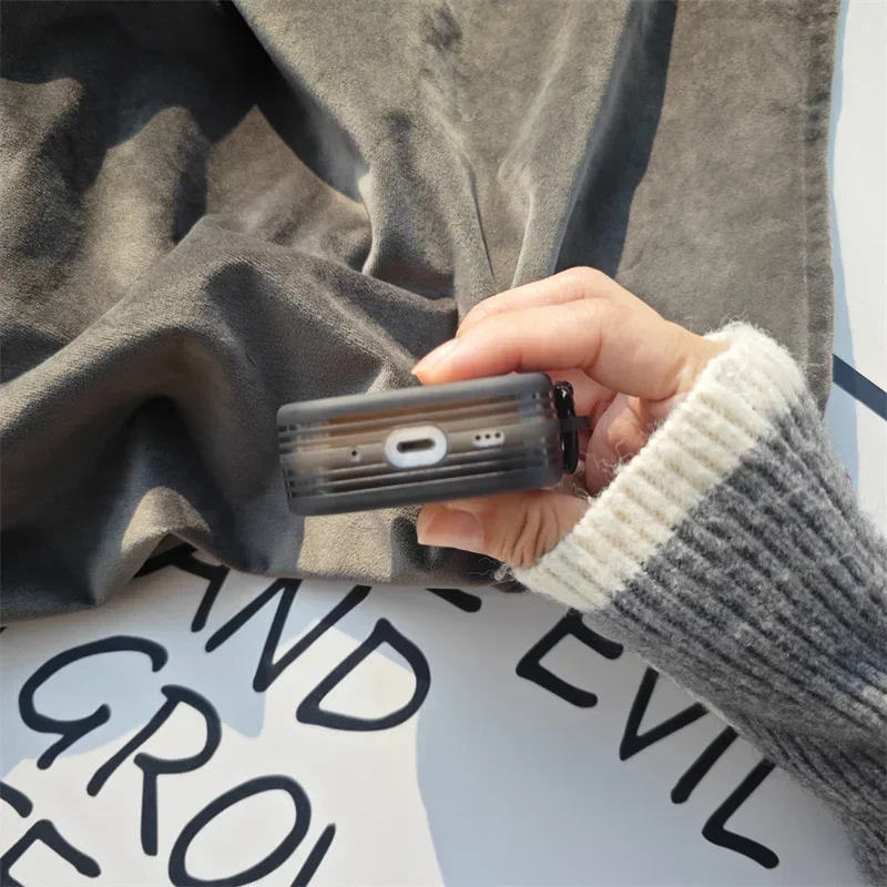 Spaceman โปร่งใสสําหรับ AirPods 4 Airpod 1 2 3 Pro Pro2 หูฟังบลูทูธกล่องชาร์จป้องกันหูฟังกรณี