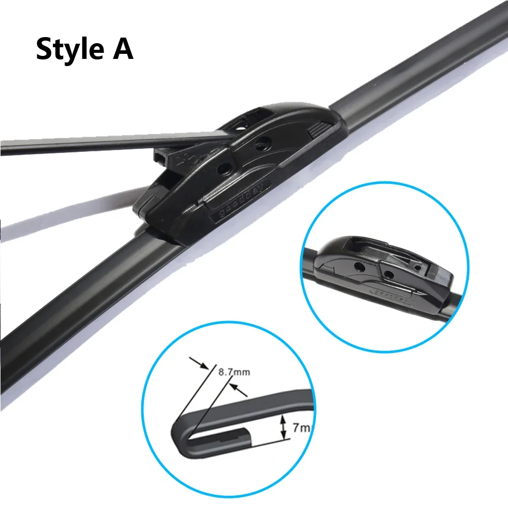 Car Front Wiper Blades For Volkswagen VW Gol 37 5X 5W 1994~2015 Pointer Cleaning Windshield Windscreen Brushes Accessories 2010