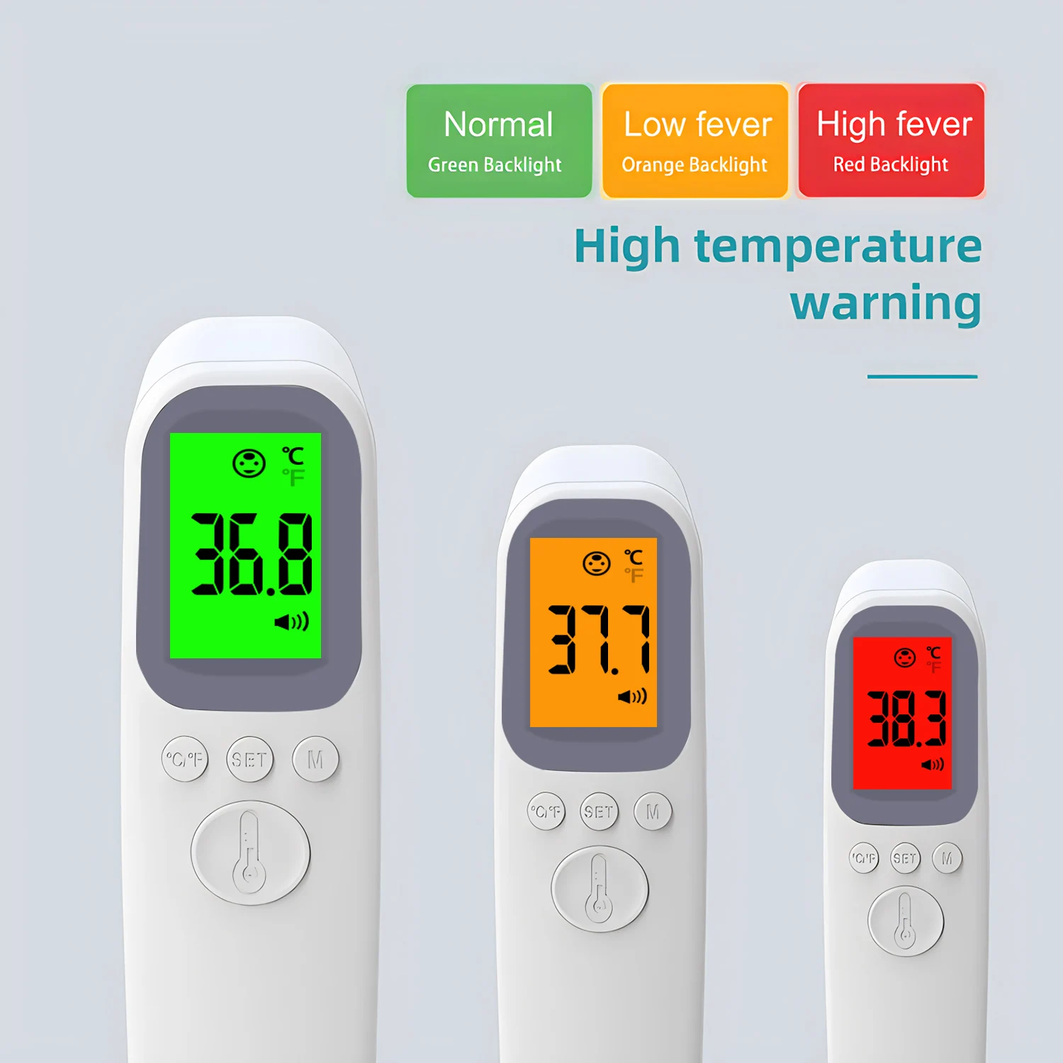 Medical No-Touch Forehead Thermometer Infrared Digital Thermometer Infrared Temperature Gauge For Adults Kids Fever Thermometer