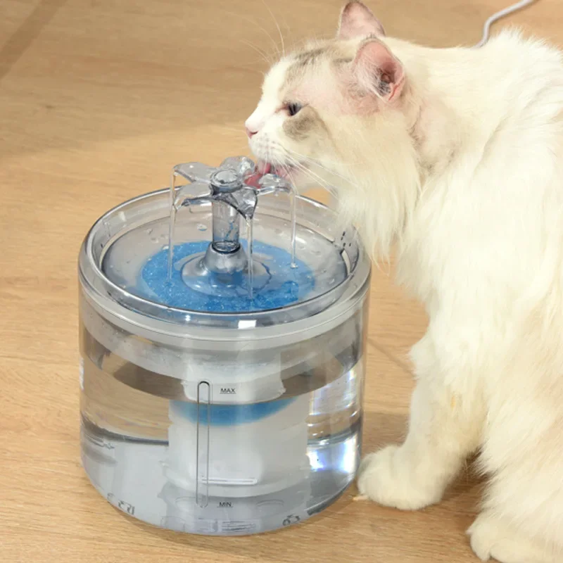 Intelligent Constant Temperature Pet Water Dispenser Automatic Circulation Filtering Silent Cat Water Fountain Dog Bowl for Cat