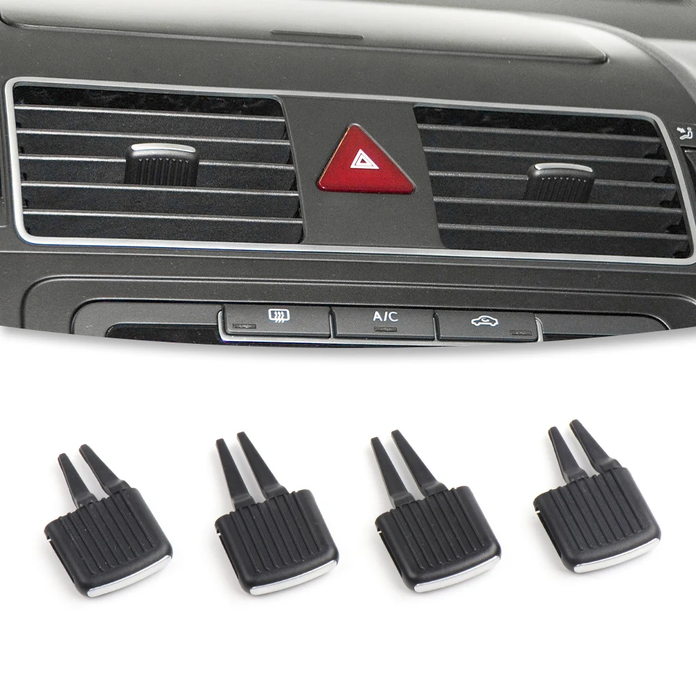 Clip de rejilla de ventilación de aire acondicionado delantero izquierdo/derecho para coche, deslizador ajustable para VW Touran 05-15 OEM:1TD819703A-MZ 1TD819728A-MX