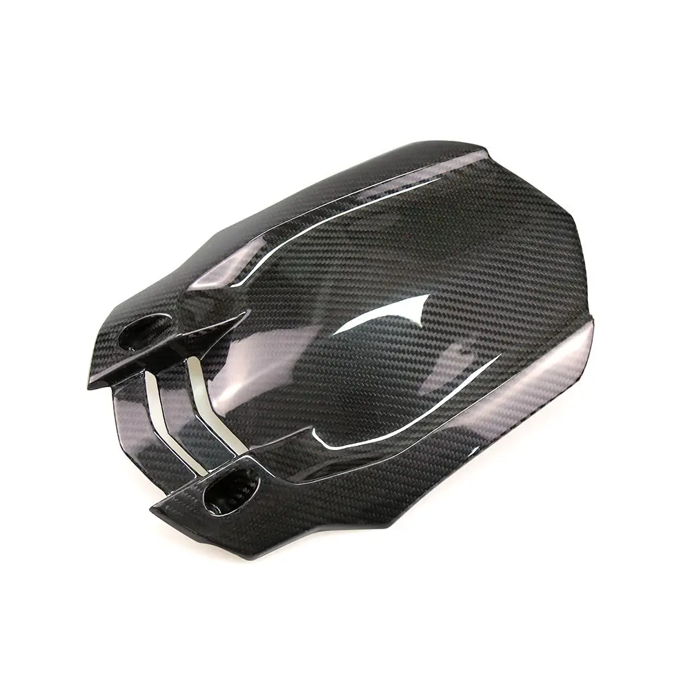 لياماها Mt10 FZ10 R1 FZ-10 2009 - 2020 دراجة نارية ألياف الكربون الحاجز الخلفي هدية قطعة من نسيج #4