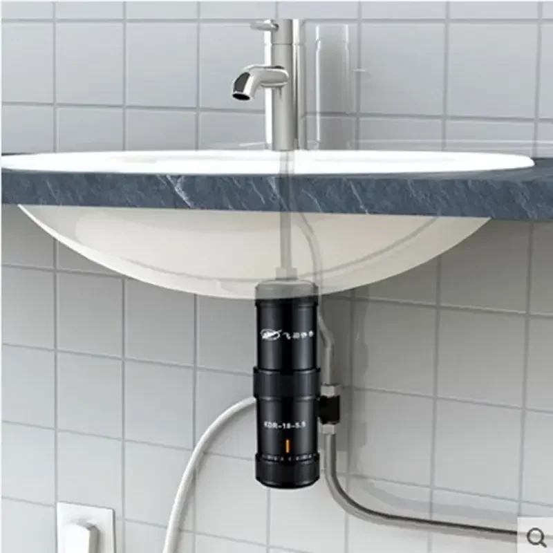 

Instant Heating Electric Hot Water Heater Temperature Adjustable Bathroom Bath Shower Tap Basin Mixer Faucet 5500W Kitchen