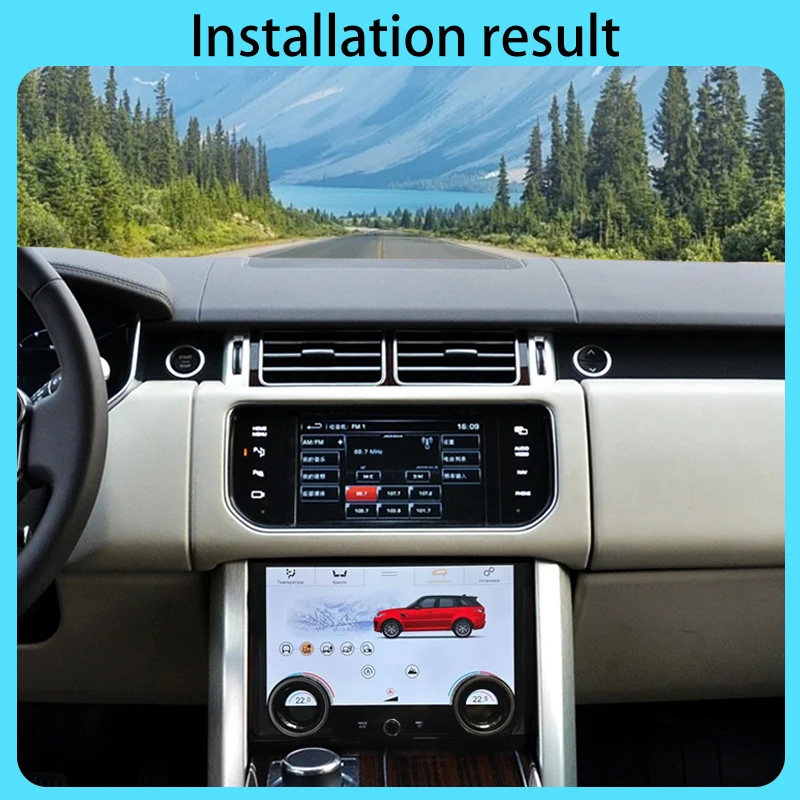AC Conditioning Panel Switch LCD Touch Screen Air Panel for Land Rover Range Rover Vogue L405 2013 2014 2015 2016 2017