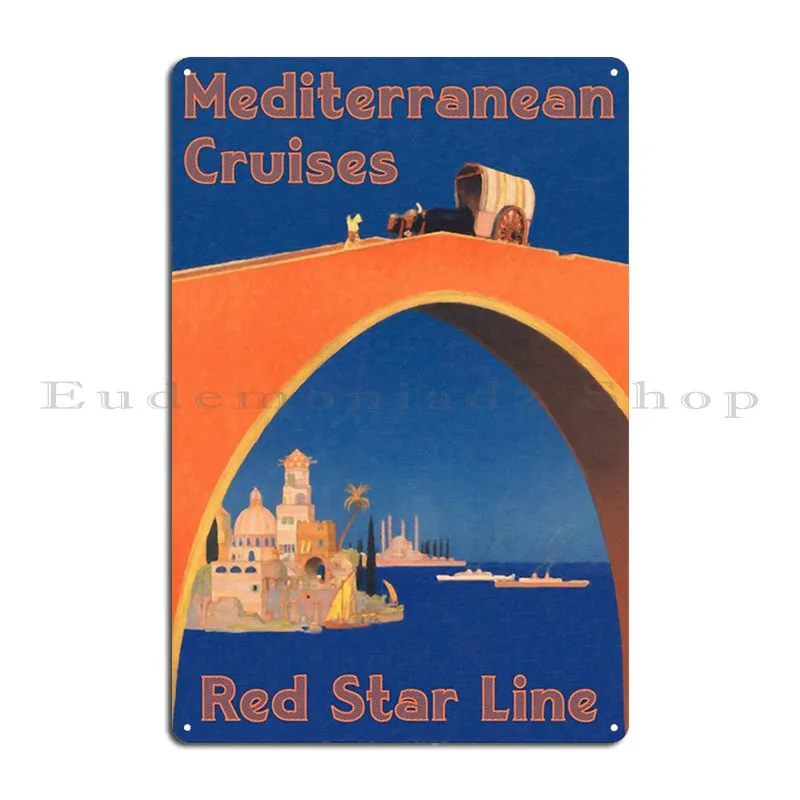 الفن البحري لوحة معدنية طويلة تصميم ملصق الديكور سينما المرآب نادي الطباعة تين تسجيل ملصق