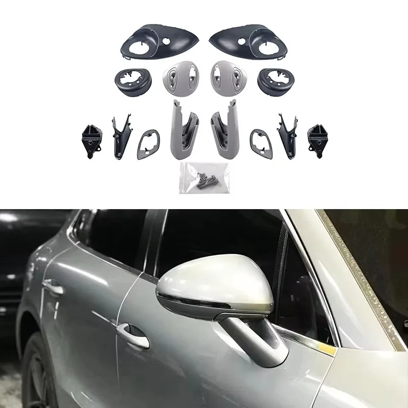 

Для Porsche Macan 2014-2023 модификация автомобиля обновление спортивное зеркало заднего вида 95B Macan выдолбленное зеркало заднего вида