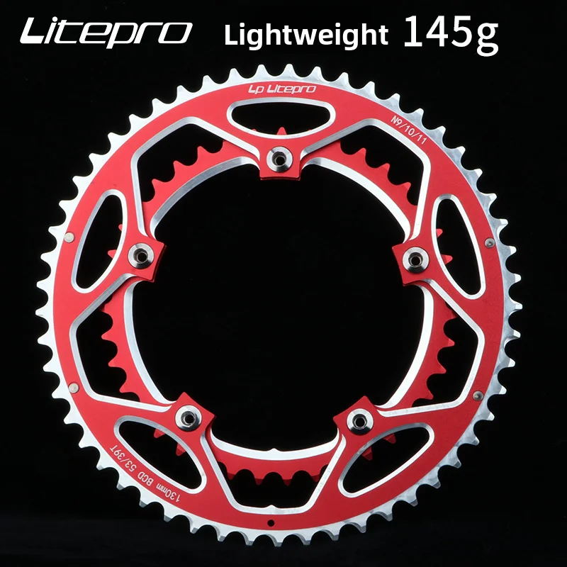 

Двухдисковая зубчатая пластина для шоссейного велосипеда, 2-секционная, из алюминиевого сплава, 53T-39T, для складного велосипеда