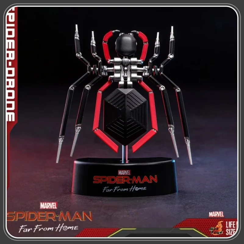 

In Stock Original Hot Toys Spider-Drone Life-Size Collectible Set Spider Man Model Magnetic Function Figure Toy Anime Gift FS