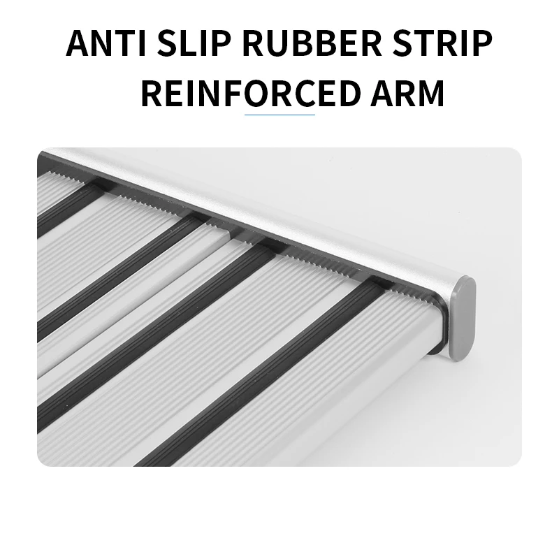 Gradino per camper a doppio strato con scala pieghevole universale per carichi pesanti a LED gradino pieghevole in lega di alluminio da 200 kg per camper, roulotte, camper