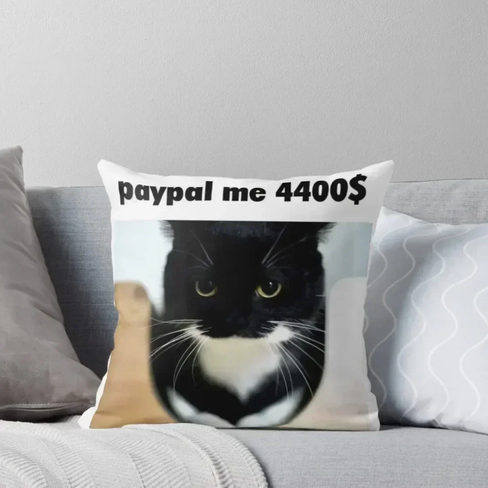 

Unico Uni Funny cat meme Throw Pillow christmas supplies pillows decor home covers for pillows Covers For Sofas pillow