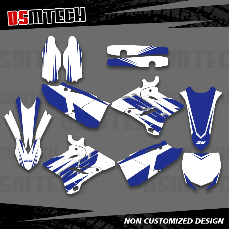 

DSMTECH FOR YAMAHA YZ125 YZ250 125 YZ 2015 2016 2017 2018 2019 2020 2021 250YZ GRAPHICS Personalised Stickers Motorcycle Decals