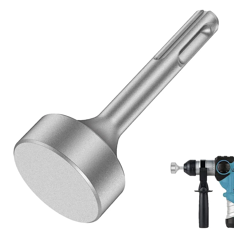 

Newest SDS-Plus T Post Ground Rod Driver, Drill Bit Driver Durable Hammer Drill Rod Converter for Hammer Drill Grounding Rods F