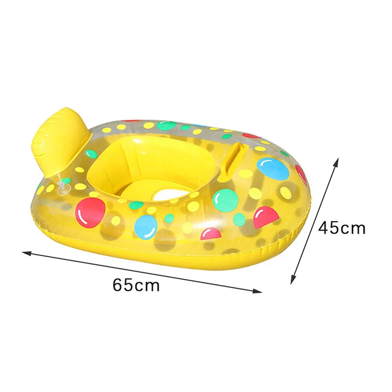 Inflatable Swimming Rings Baby Water Play Games Seat Float Boat Child Swim Ring Accessories Water Fun Pool Toys