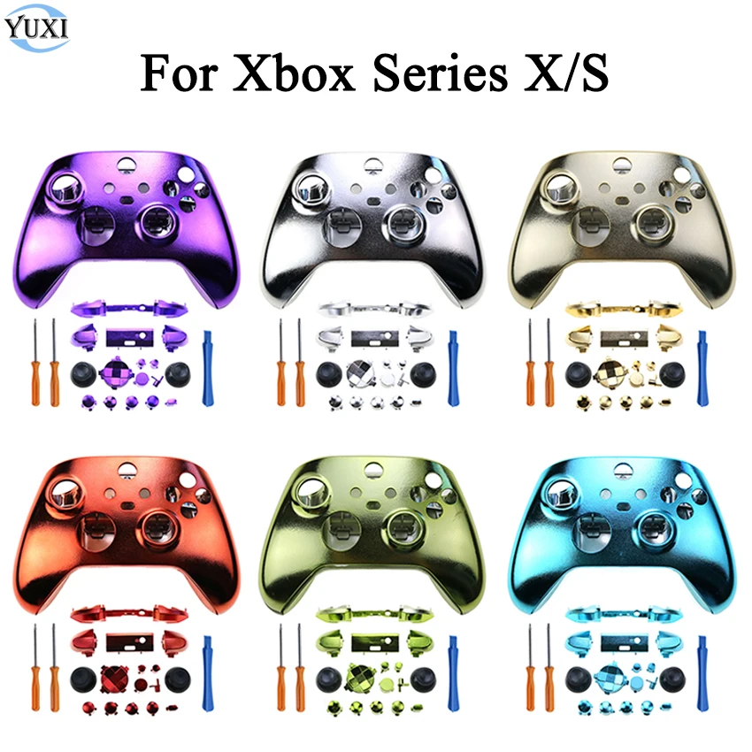 

YuXi Replacement For Xbox Series X/S Controller Shell Housing Case Cover With Full Set Buttons RB LB RT LT Button Mod