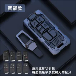 Funda de silicona de aleación de Zinc para llave de coche, soporte para Jeep Grand Cherokee Compass Patriot Renegade, Dodge Challenger Journey