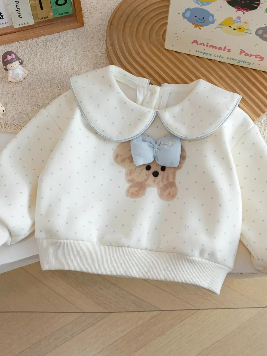 هودي أنيق مبطن بالفرو مع ياقة واقفة مزينة، مناسب لجميع الإطلالات في الخريف والشتاء، ملابس أطفال طويلة