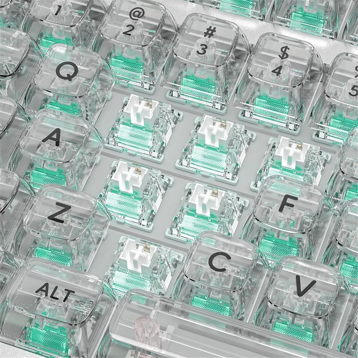 20Pcs Tactile Mechanical Keyboard Switches, MX-Style RGB Hot-Swappable for SWITCH Set Sea Salt Pro (Linear Silent)