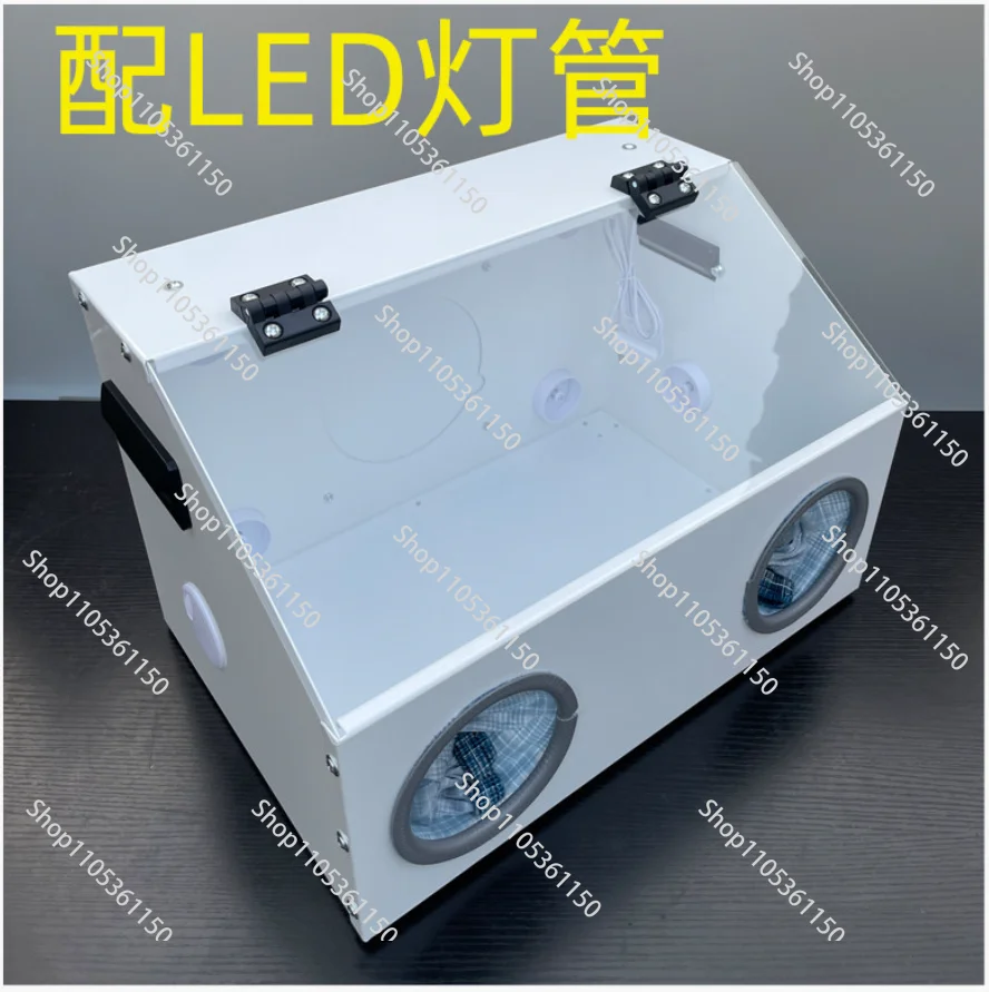 Acrylic Grinding Dust Box Portable Dust Box Metal Integrated Table Grinding  Engraving Polishing Machine Dust Proof Cover