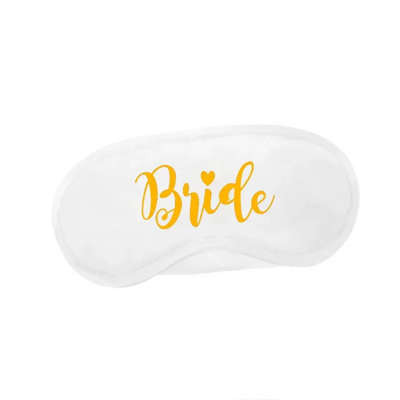 Team Bride Groom Bridesmaid Sleep Mask Wedding engagement bachelorette hen night party bridal shower Honeymoon decoration favor