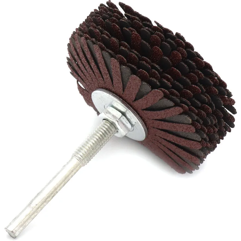 6Mm Vỏ Nhám Vải Bánh 80Mm Sập Bánh 80-400 Nhám Cho Nội Thất Gỗ Kim Loại Đánh Bóng Mài ĐỆM PHỒNG Giấy Nhám 20 Lớp