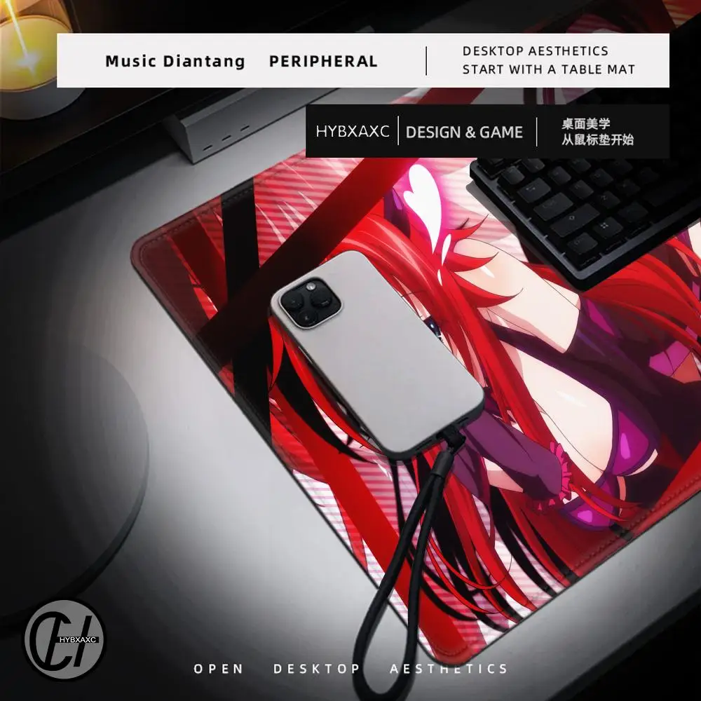 Anime Girl Rias Gremory High School Dxd Mousepad Large Gaming Mouse Pad LockEdge Thickened Computer Keyboard Table Desk Mat
