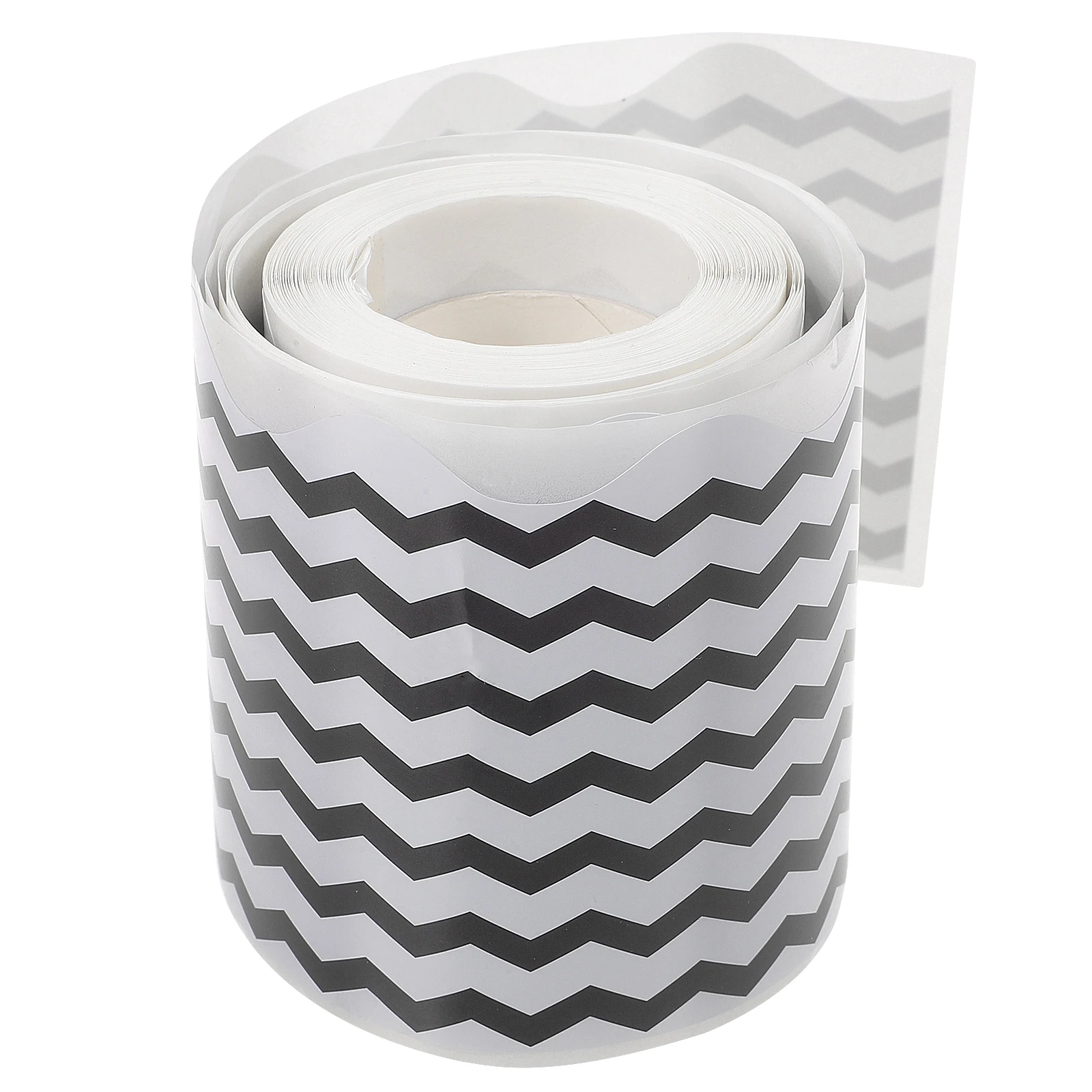 Wave Border Stickers Decorative Paper Classroom Accessories Adhesive Trim Removable Bulletin Board Borders Lovely Trim Copper