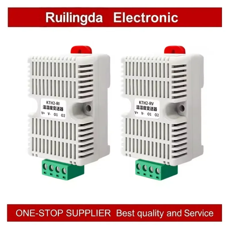 EBYTE KTH2-RV KTH2-RI  Temperature & Humidity Transmitter 4-20mA/0-10V 0.2℃ Accuracy Industrial Grade DIN35 Rail Mount