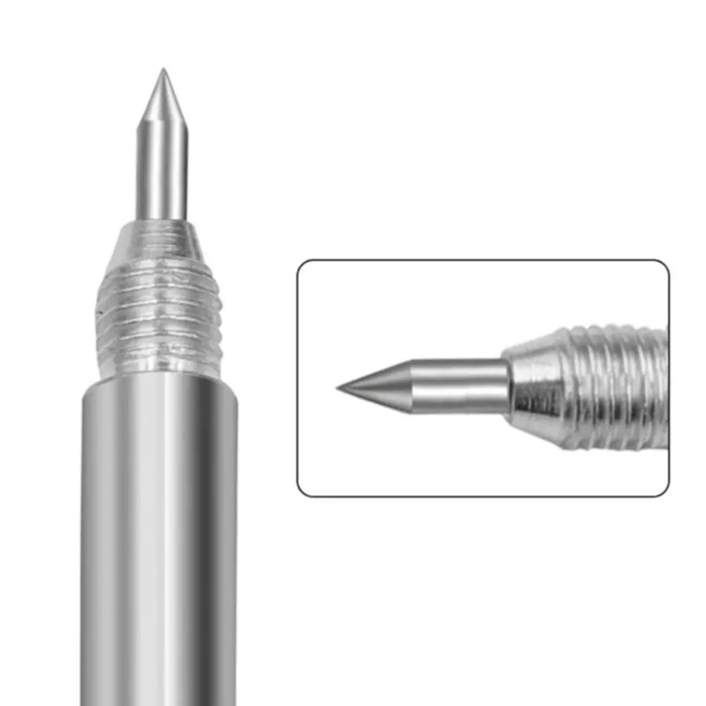 

Double-headed Metal Scribe Pen Wood Ceramics Glass Engraving Pen Cutting Marker Tool Woodworking Metalworking Manual Tool