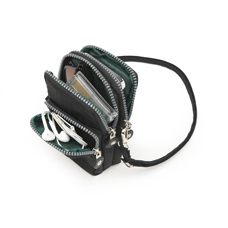 حقيبة هاتف عمودية عصرية ومتعددة الاستخدامات، ومحفظة عملات معدنية للسيدات، وحقيبة كروس بكتف واحد