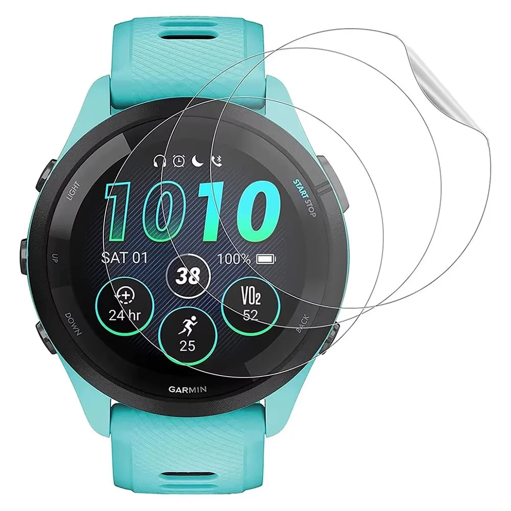 3Pcs Hydrogel Film For Garmin Forerunner 165 235 255 55 945 255s 955 935 Forerunner 745 Anti-scratch Screen Protector
